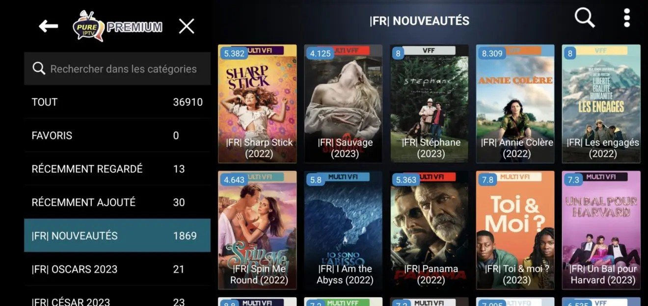 Pure IPTV APK — meilleure application IPTV 2026