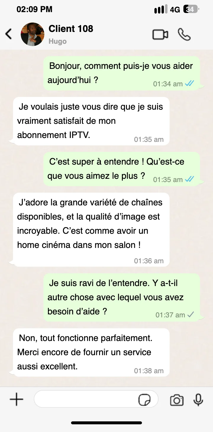 Témoignage d'un abonné sur le support IPTV Pure